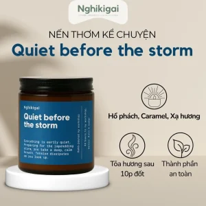 Nến thơm cao cấp| Nến kể chuyện | Quiet before the storm