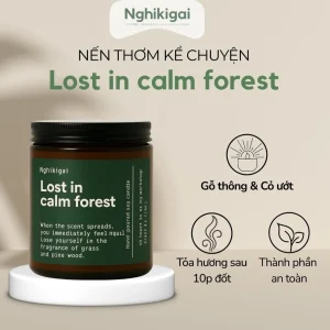Nến thơm cao cấp| Nến kể chuyện | Lost in calm forest