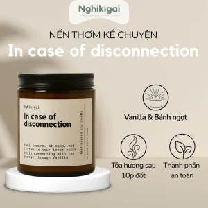 Nến thơm cao cấp| Nến kể chuyện | In case of disconnection